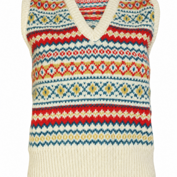 Striped Round Neck Knit Sweater