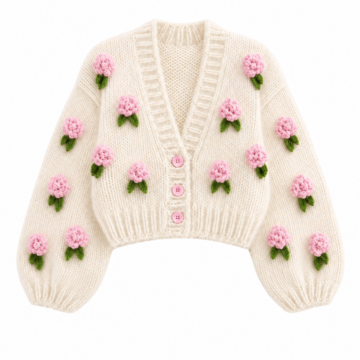 Crew Neck Long Sleeve Knitwear Sweater
