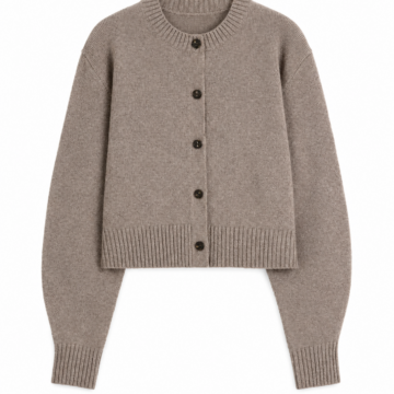 Cable Knit Button-Up Cardigan
