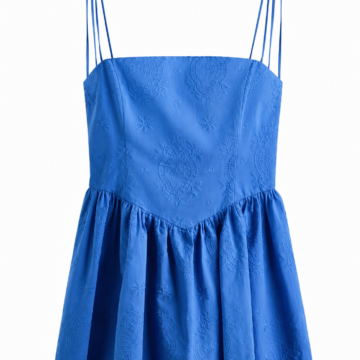 Classic Black A-Line Mini Dress