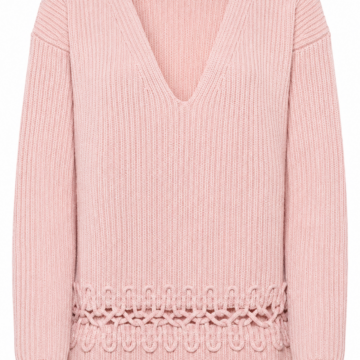 Fair Isle Pattern Knit Pullover